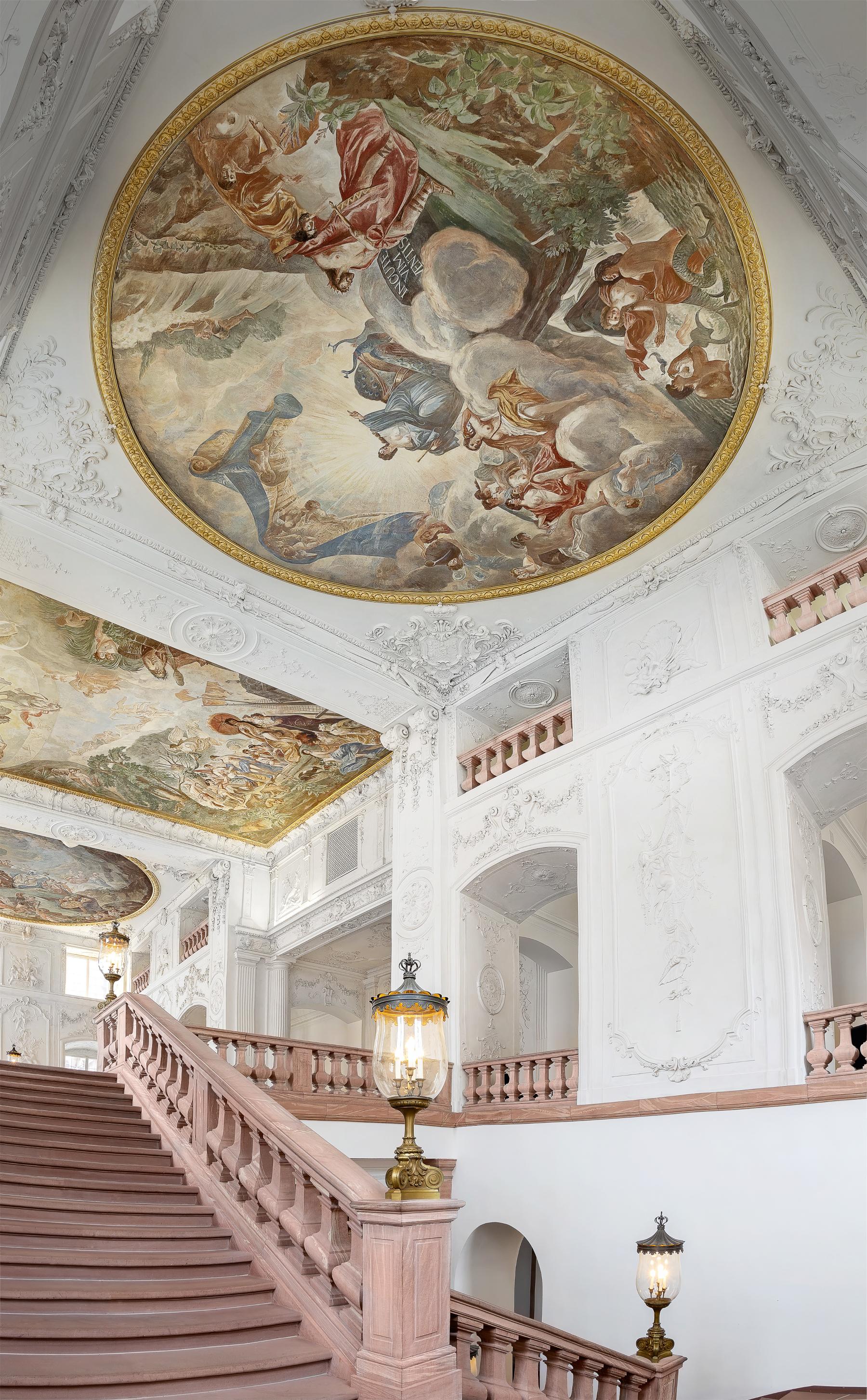 Schloss Mannheim, Treppenhaus