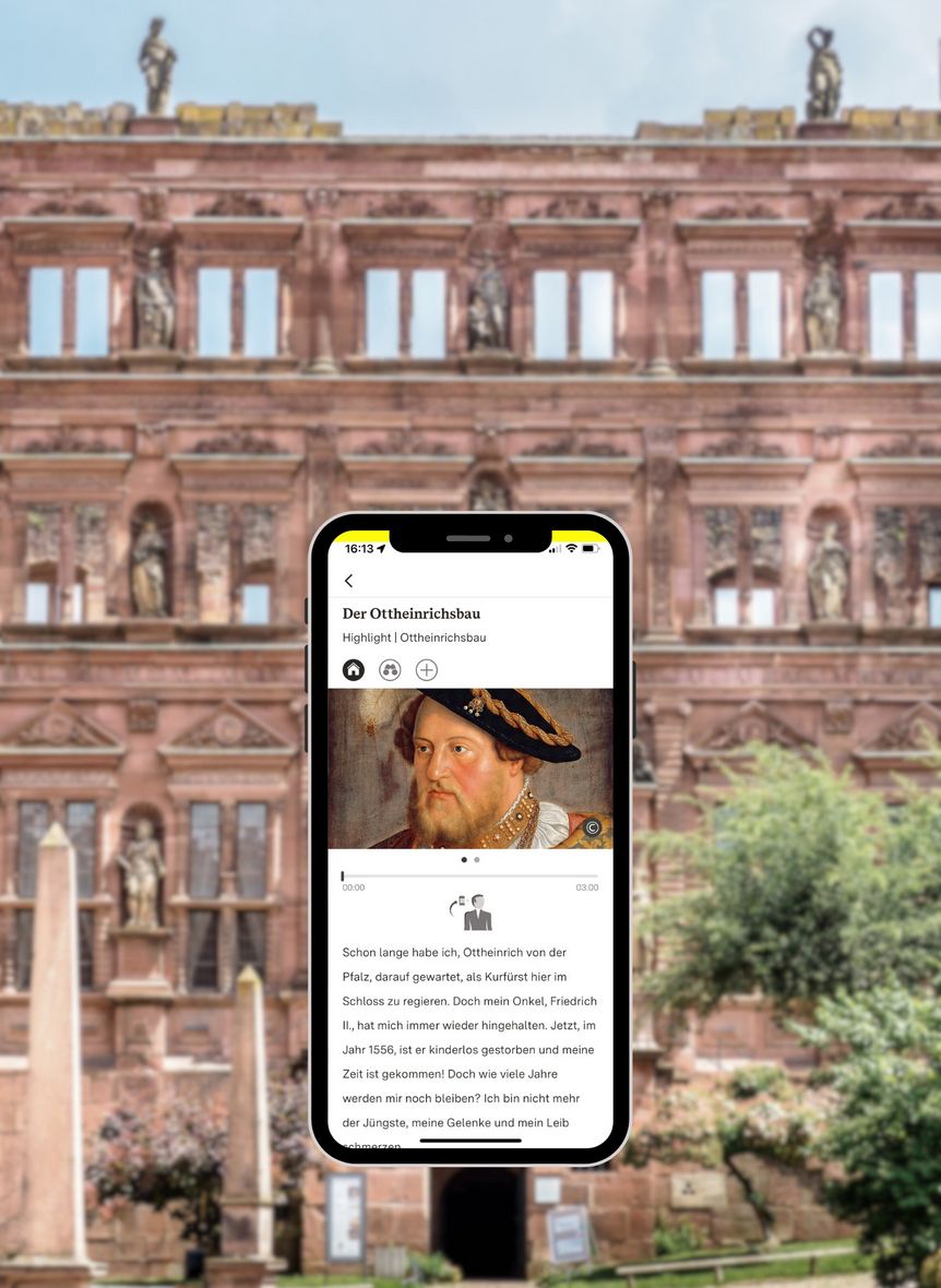 Schloss Heidelberg, Beispiel Highlight Station