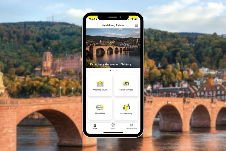 Heidelberg Castle, Monument BW App starting page
